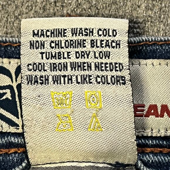 Women's Roxy jeans vintage Y2K low rise boot cut med wash boho flare bottom size - Picture 6 of 7